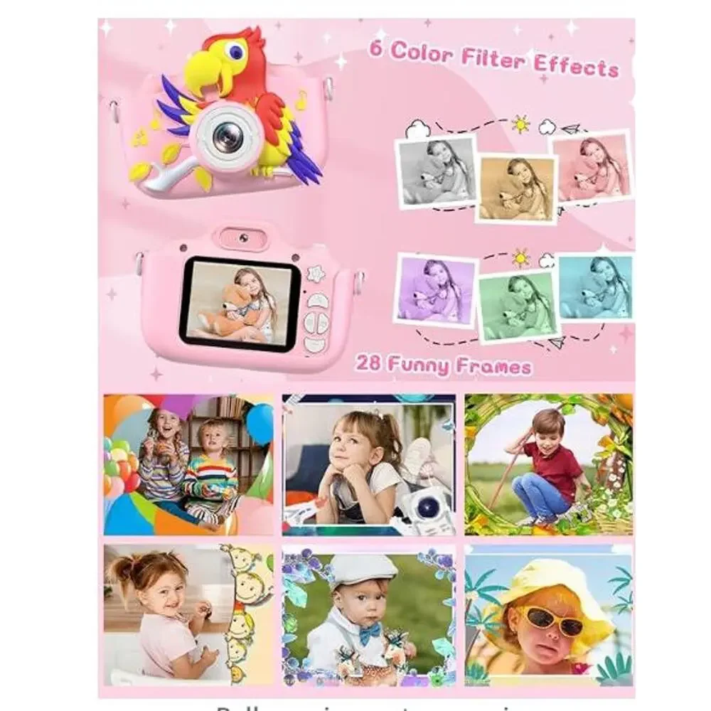 Rechargeable Digital 1080P Camera, USB charging cable, 32GB memory card & MORE!